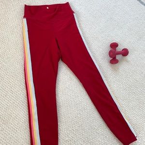 Spiritual Gangster red leggings size small